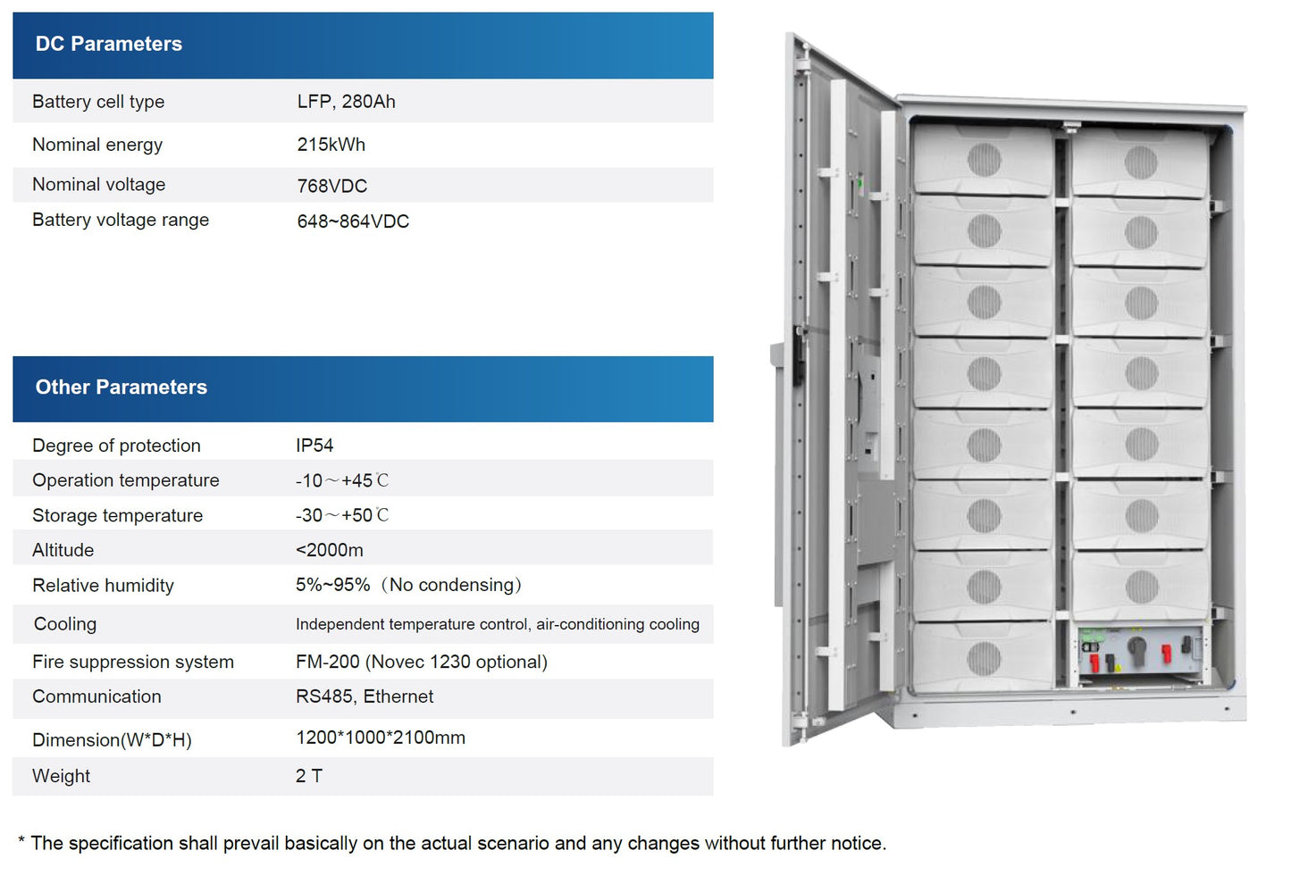 Outdoor Energy Storage Cabinet